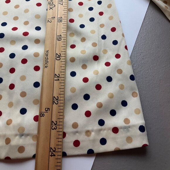 VTG 70's Kokobay By Eccobay Medium Polka Dot Button-Up Shirt Dagger Collar - Picture 10 of 14